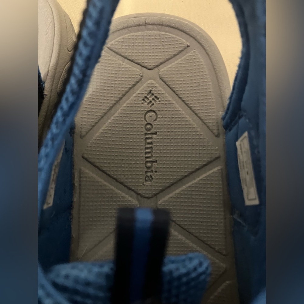 Columbia Techsun Wave Omnishield Boys Blue Hook And Loop Sandals Shoes Size 4 - Picture 12 of 16